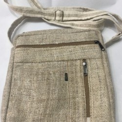 Free size passport bag in Hemp/ Multipurpose side bag made of Hemp