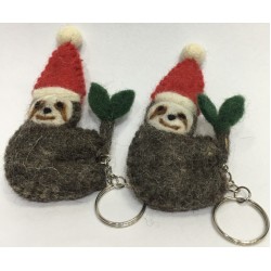 Sloth bear Key ring/Christmas Key Holder in Nepal