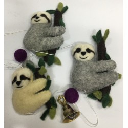 Felted Sloth Bear Hanger Producer and exporter