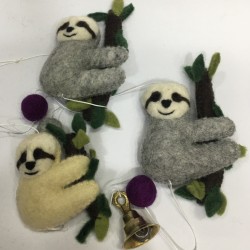Felted Sloth Bear Hanger Producer and exporter
