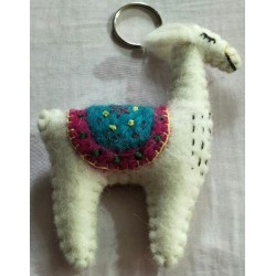 Latest design felted Llama/Alpaca Key chain Producer in Nepal