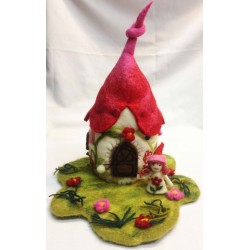 Felt fairy homes in Nepal-Angel/Producers of Felt Fairy House