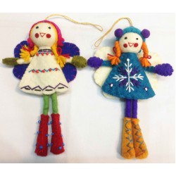 Felted angel in Nepal