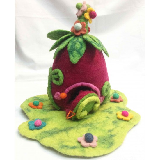 Felt Fairy house on Tree
