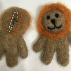 New Lion Brooch in Nepal