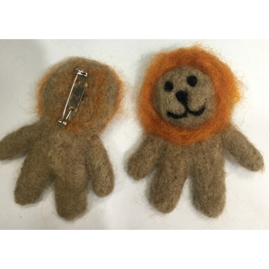 New Lion Brooch in Nepal