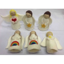 New Felt White Angel Set-6