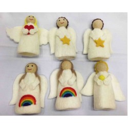New Felt White Angel Set-6