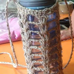 Hemp Water Bottle Bag