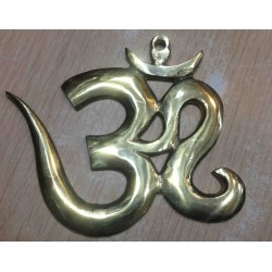 Handmade Aum Om meditation-Brass