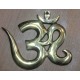 Handmade Aum Om meditation-Brass