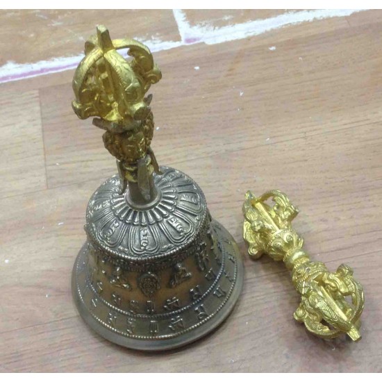 Tibetan Special Bell and Dorje-Medium