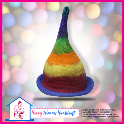 Rainbow Hat-long style