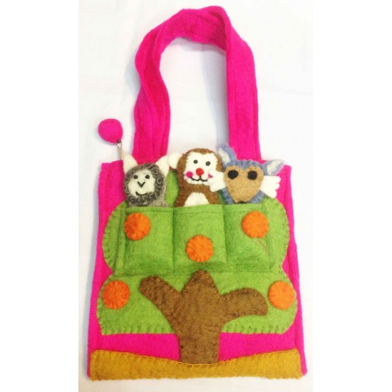 New Felt Puppet Bag/Producer in Nepal