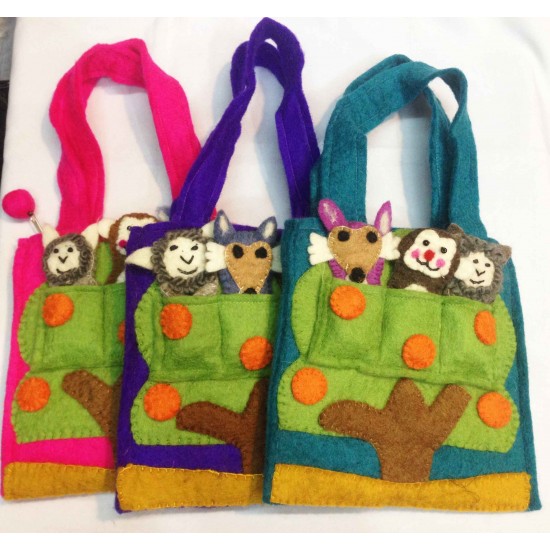New Felt Puppet Bag/Producer in Nepal