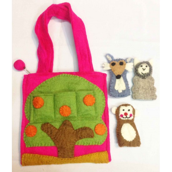 New Felt Puppet Bag/Producer in Nepal