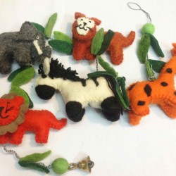 Felt hanger-Mixed animal