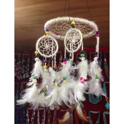 Dream catcher mobile hanger Nepal-Feather mobile hanger