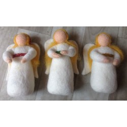 New felt angel in Nepal-set of 3