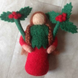 New red and green Angel in Nepal