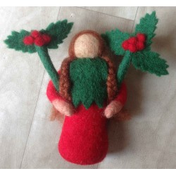 New red and green Angel in Nepal