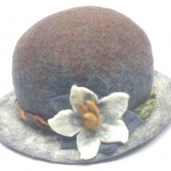 Felt Hat-Flower Natural/Export quality