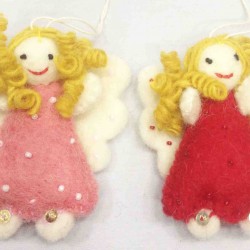 New export quality felted angel-Hand made