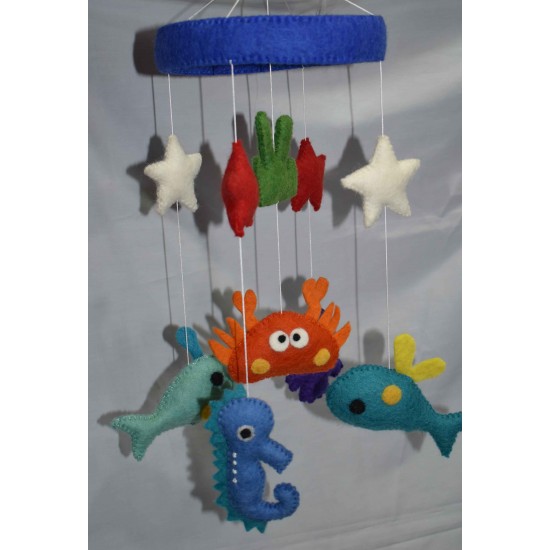 Latest Design mobile Hanger/Sea Felted Animal Hanger