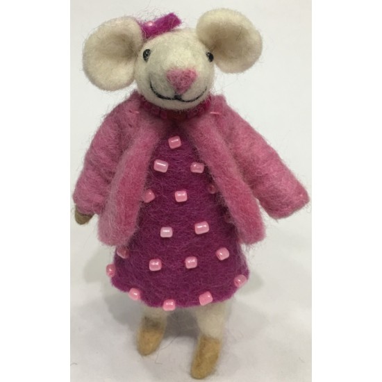 Needle Felted Mouse Family/Cute felted Mice Family