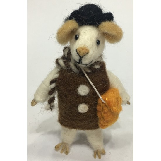 Needle Felted Mouse Family/Cute felted Mice Family