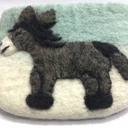 New donkey felt Purse