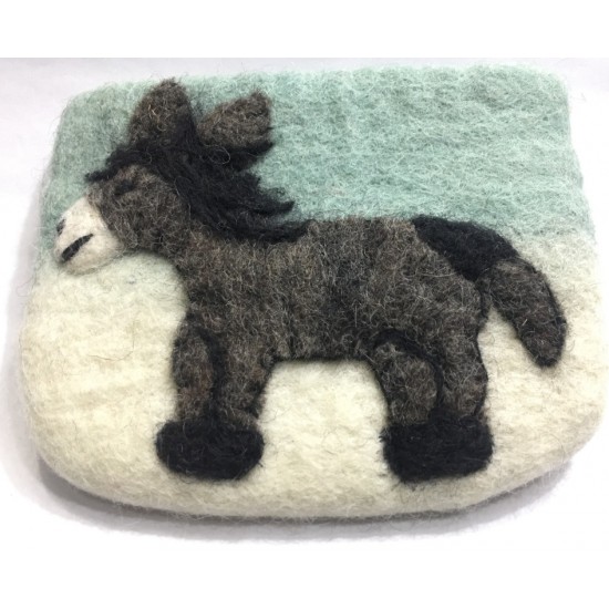 New donkey felt Purse