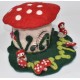 Toad stool Homes with mushroom fairy doll