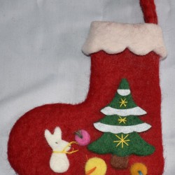 Medium size Christmas stocking