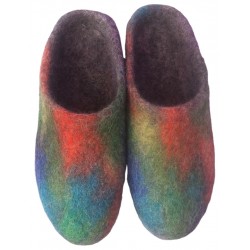 Latest Design Felt room slipper/100% wool tie die Room shoes Hand made in Nepal/High quality slipper Latest Design Felt room slipper/100% wool tie die Room shoes Hand made in Nepal/High quality slipper