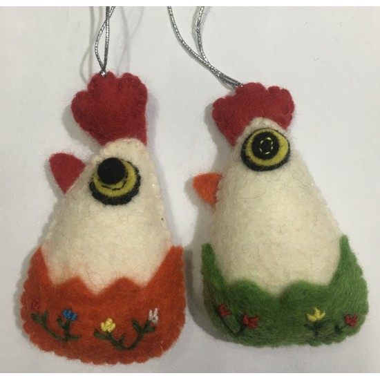Decoration ornaments made from Sheep wool