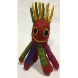 Felted sea animal/100% woolen Sea animal in wet felting