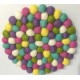 Small Felt Rug/Carpet-20 cm/Ball Pan Mat