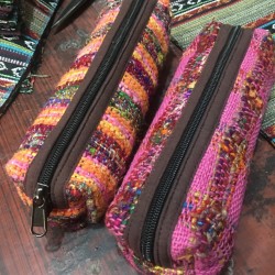 Silk Pencil Purse in Nepal/Producers of Silk multipurpose pencil bags/Silk Big bag