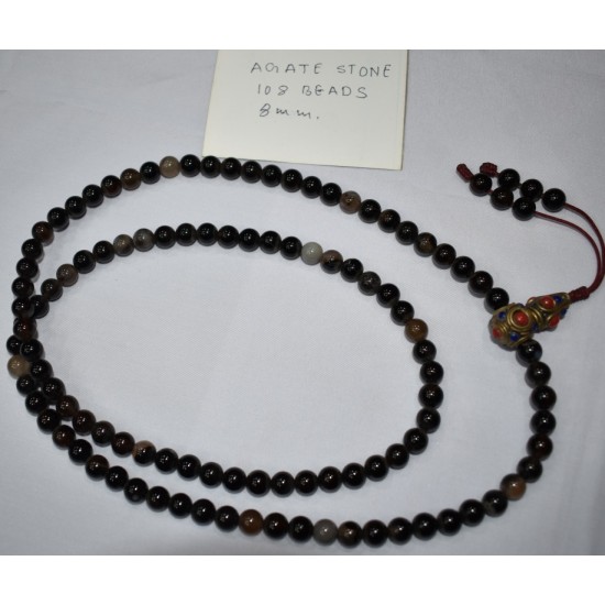High Quality Agate stone Mala for Japa and Necklace Best seller