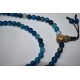 Export Quality Blue Agate Stone Prayer Beads in Nepal