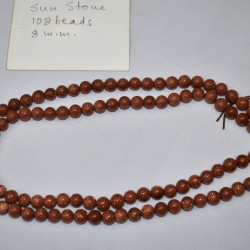 Sun stone Prayer Beads