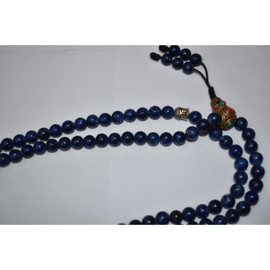 Lapis Stone Necklace-Fair Made in Nepal