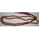 Carnelian and Rudrakasha 8mm Beads for Meditation