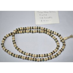 Tibetan Bone JapaMala/Necklace for meditation/size 8MM and 108 Beads