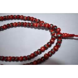 Tibetan Bone JapaMala/Necklace for meditation/size 8MM and 108 Beads