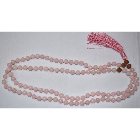 Rose Quartz japamala