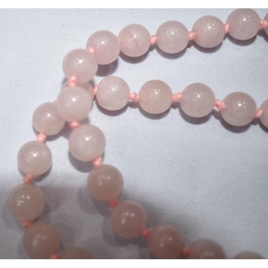 Rose Quartz japamala