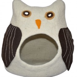 Felted owl Cat house wholesaler and producer in Nepal