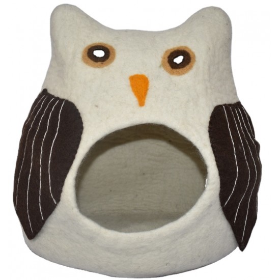 Felted owl Cat house wholesaler and producer in Nepal
